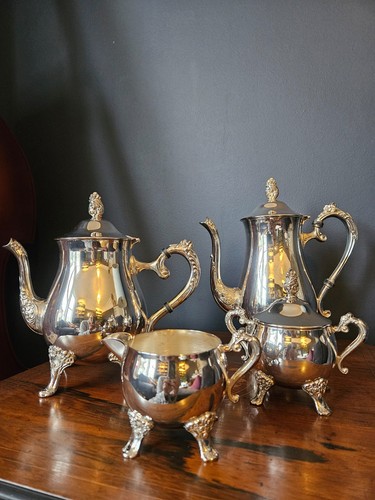 Vintage silver plated tea - silver,