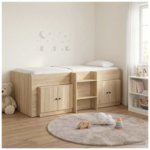 Loft bed frame sonoma - loft,
