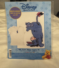 Disney - WA1 Eeyore Waste Canvas Cross Stitch Kit - New and Sealed