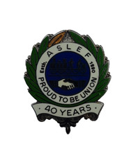 ASLEF RAILWAY UNION 40 YEARS