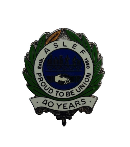 Aslef railway union years - 40,