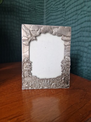 Vintage silver scenes - silver, photo