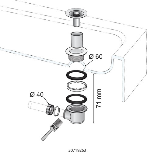 Wirquin 34060007 swirl shower - wirquin,