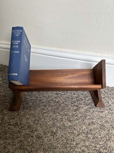 Vintage wooden book trough - wooden,