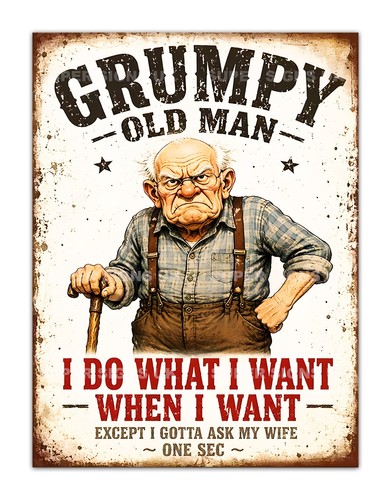 Funny grumpy old man i - grumpy, do