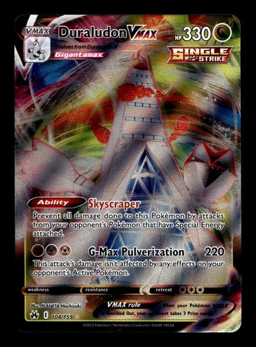 Duraludon vmax 104 159 crown - duraludon, 104/159