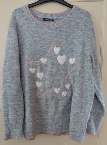 Bonmarche soft grey star and - soft,