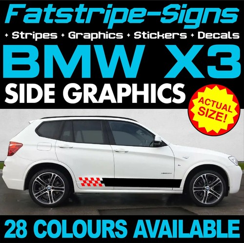Fits bmw graphics stripes - x3,