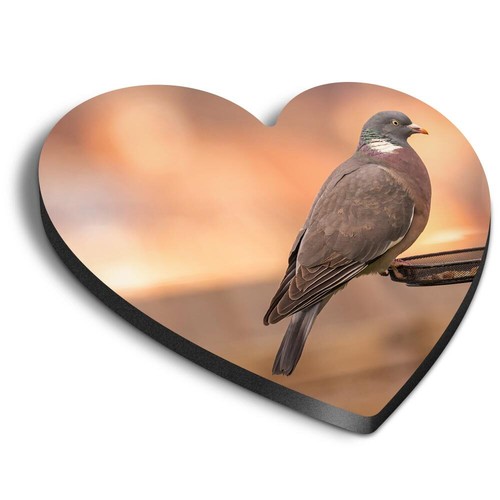 Heart fridge mdf magnet - 1x,