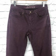 Windsor Ladies Trouser Jeans Plum Purple Colour Size 26” Waist Skinny Fit