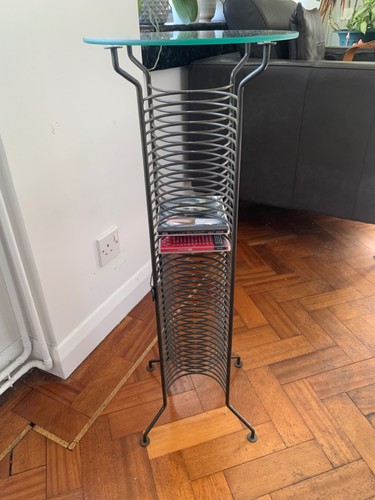 Vintage metal dvd storage - cd, /