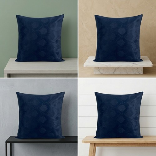 Cushion covers navy blue - blue, set