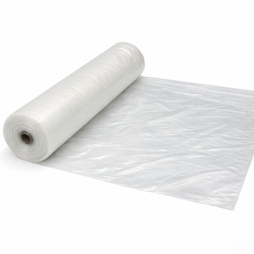 Clear polythene roll - clear, wide