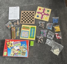 Spear's Games Compendium 50 Games in 1- Chess Checkers Ludo Backgammon Blackjack