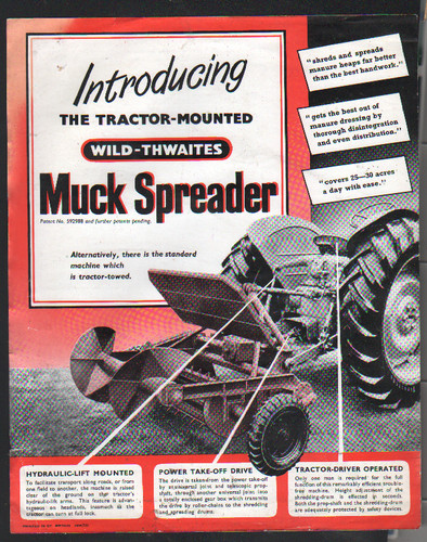 Wild thwaites tractor - wild-thwaites, tractor-mounted
