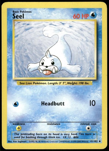 Seel 102 uncommon base - seel,
