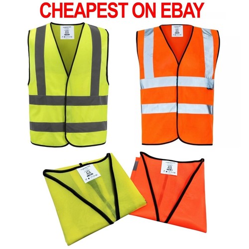 Vis vest yellow orange high - vest,