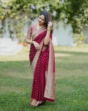 SAREE BLOUSE INDIAN NEW