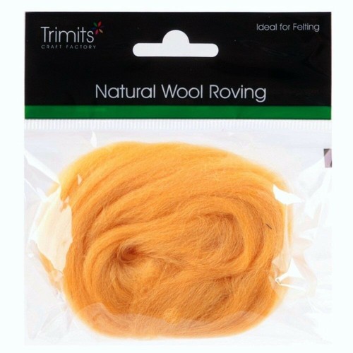 Natural soft wool - soft, roving