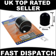 Black Plastic Towball Tow Ball