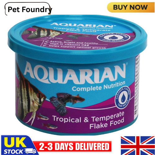 Aquarian tropical fish flakes - aquarian,
