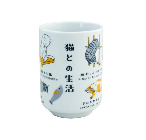 Japanese cat life mug cute - cat,