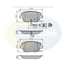 Brake Pads Set For VW Polo 9A4
