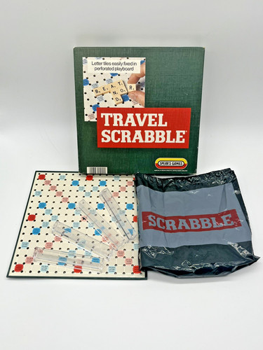 Travel scrabble board - scrabble,