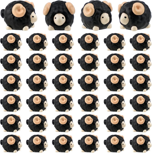 Pcs mini sheep figurines - pcs,