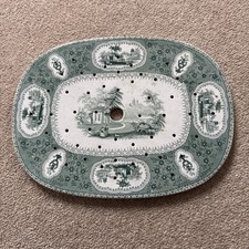 Pearl Florentine China Meat Drainer