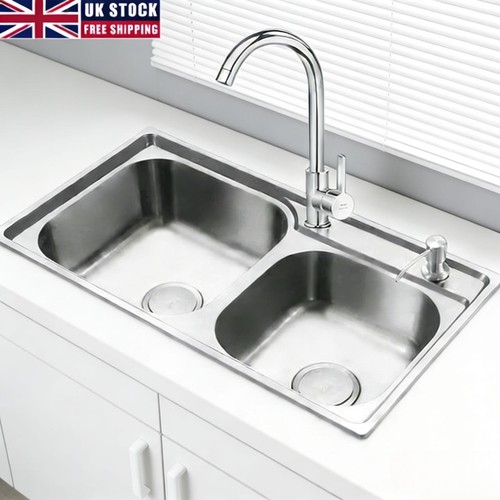 Double bowl stainless steel - stainless,