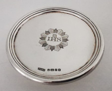Victorian Solid Silver Paten -