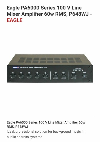 Eagle pa6000 series - eagle, v