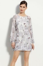 TED BAKER birdcage bird print