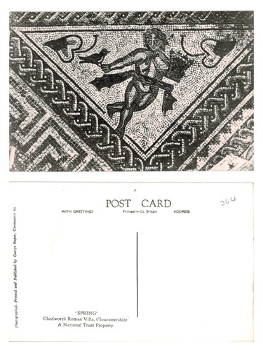 Vintage postcard spring - vintage,