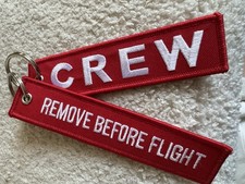 Cabin Crew Bag Tag Keyring x2 