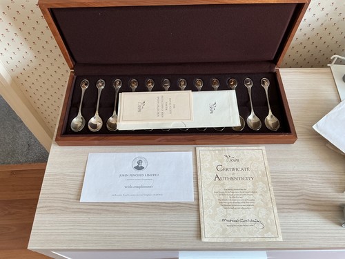 12x sterling silver - silver, rspb