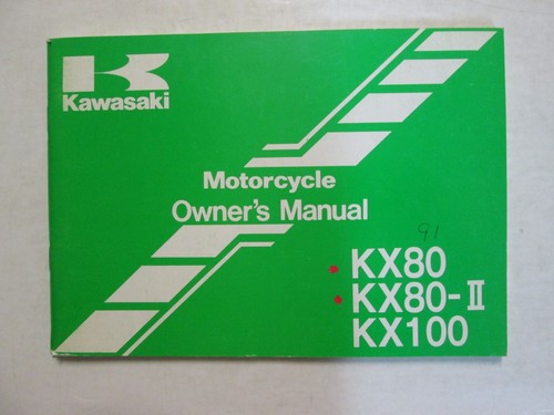 1991 kawasaki kx80 - kawasaki,