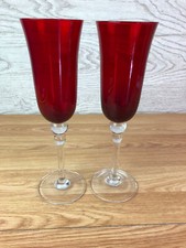 2 x Large Ruby Red Wine