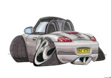 PORSCHE BOXTER SILVER Koolart