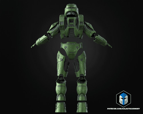 Halo master chief armor 3d - 3,