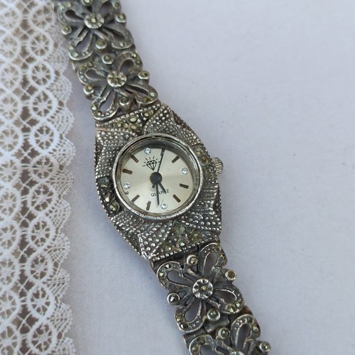 Vintage silver wristwatch - vintage,