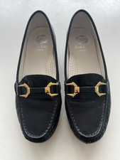 Lisa Kay women's black patent loafers size 39