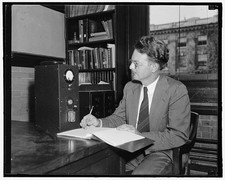 Photo:1930s Man at Desk