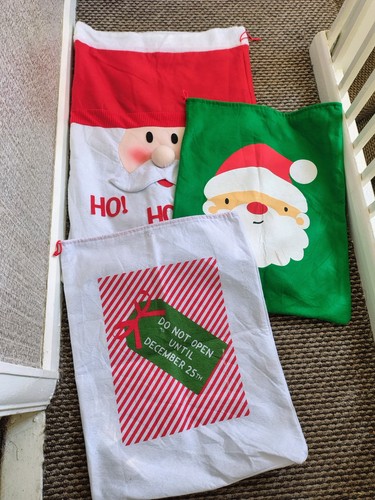 Large santa sacks - large, x3