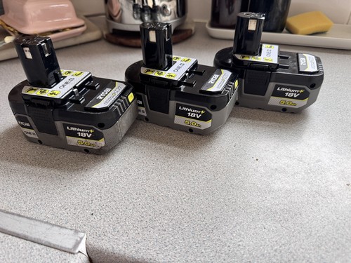 Ryobi batteries for spares - 3x,