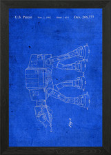 At At Walker Toy Patent Framed