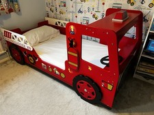 kids fire engine bed single 3ft