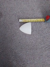 White GRP Clamshell Anchor Drain Hole Cover for Boat Yacht