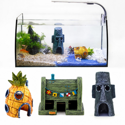 Aquarium pineapple house - pineapple,